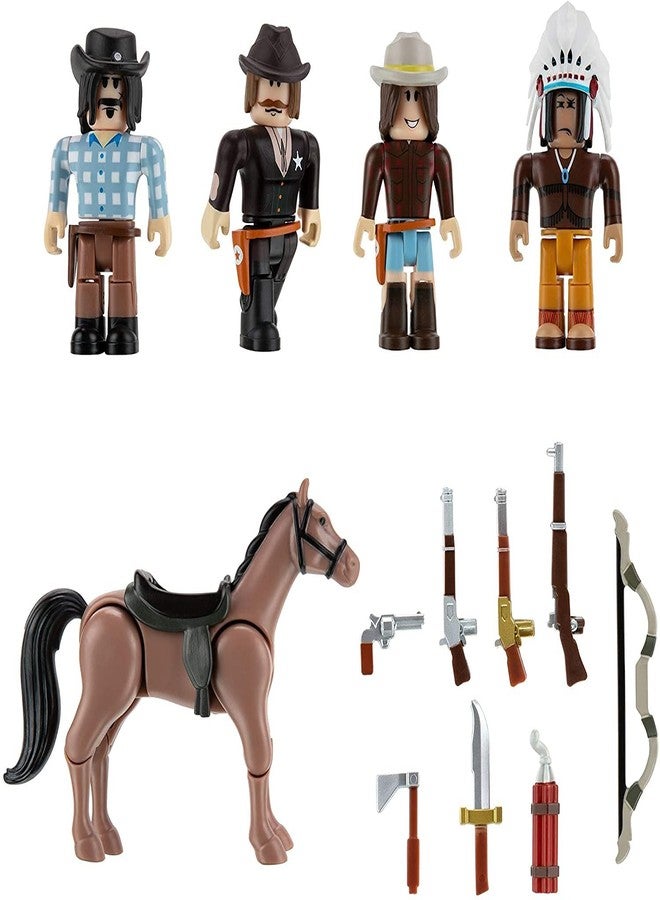Roblox Action Collection - The Wild West Five Figure Pack [Includes Exclusive Virtual Item] - Image 3